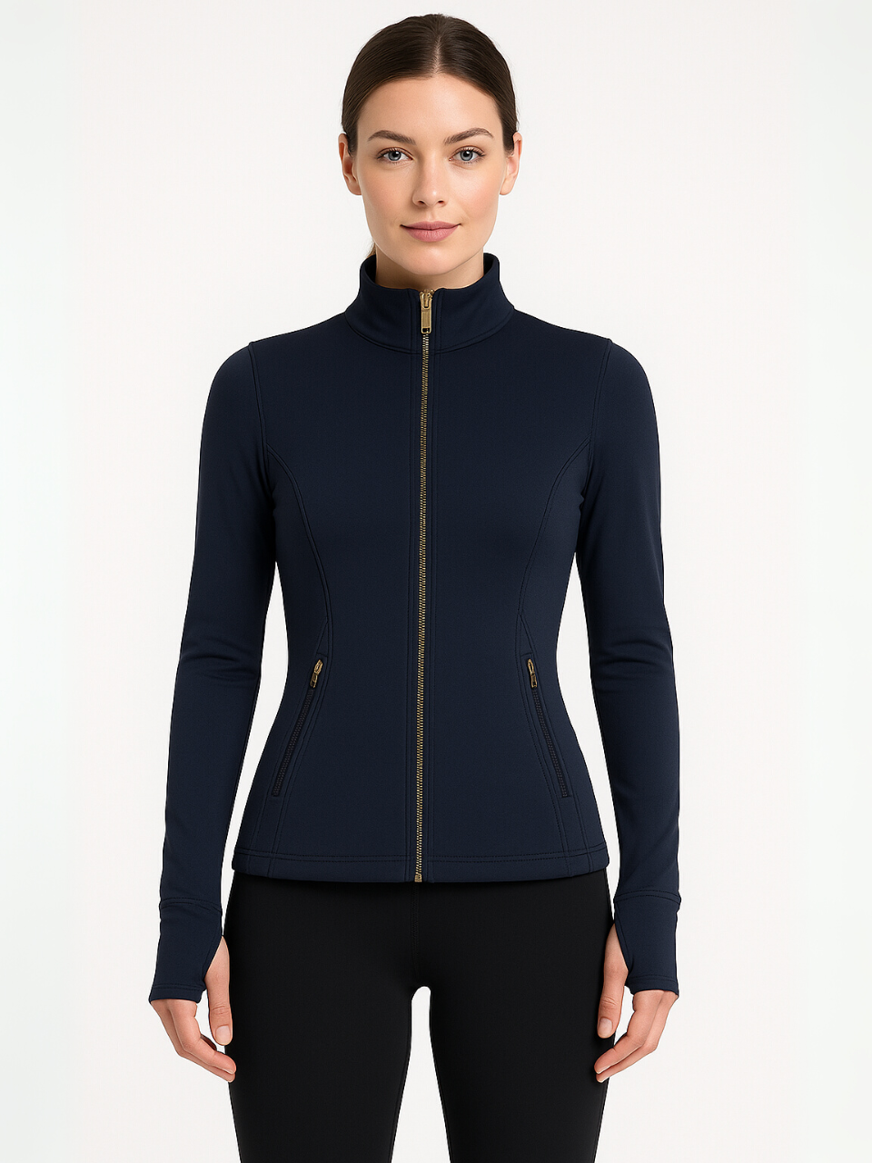 Olivia Gold Zipper Jacket