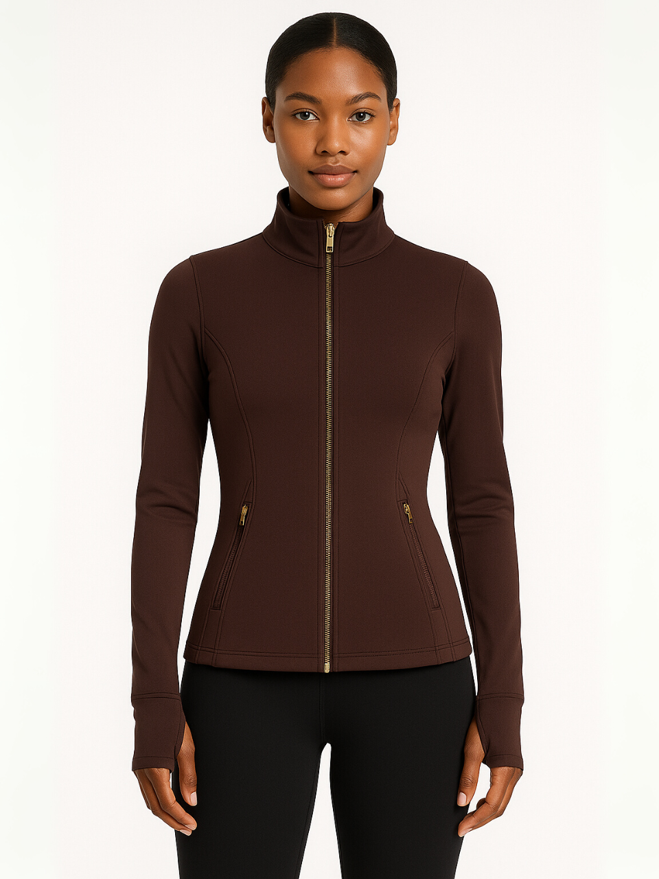Olivia Gold Zipper Jacket