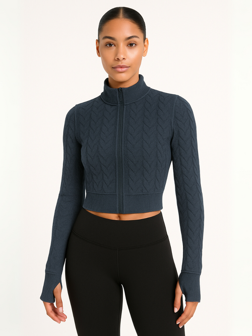 Karla Cable Knit Jacket