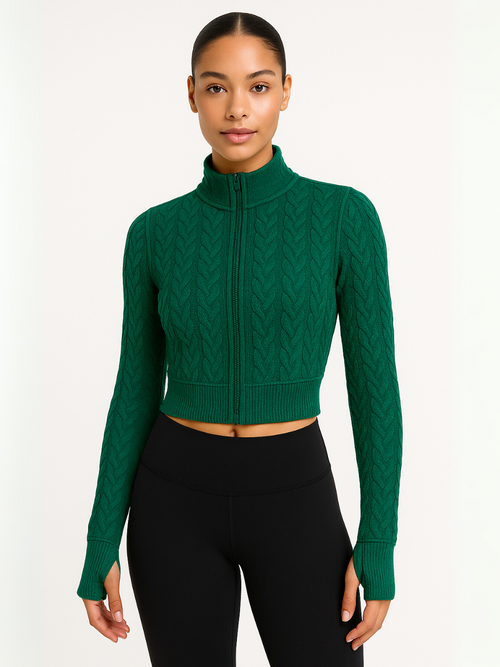 Karla Cable Knit Jacket