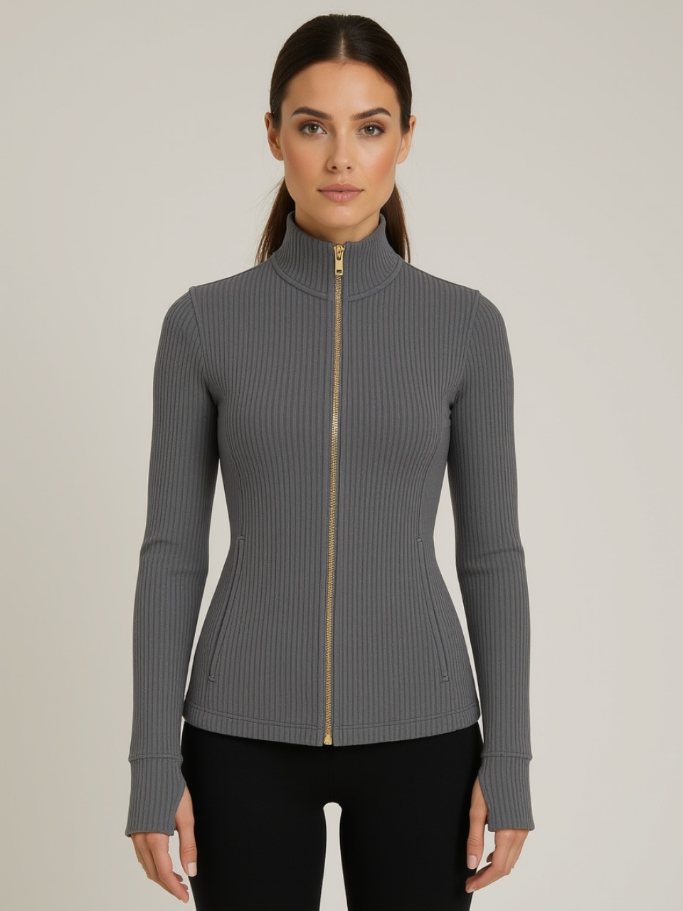 Dianna Gold Knit Jacket
